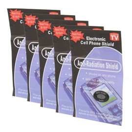 Pomya Etiquetas Engomadas del Teléfono Celular de la Protección de 5G EMF, 2 en 1 Etiquetas Engomadas de la Radiación EMF para la Tableta