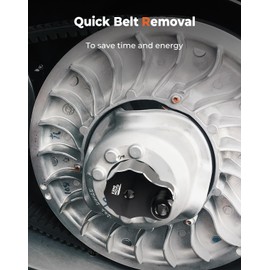 KEMIMOTO Belt Tool Compatible with Can Am Maverick X3/ Trail Compatible with Defender H10 2017-2020 Belt Removal Clutch Spreader Tool Replace OEM #708200720 529000088 708200686 (Black)