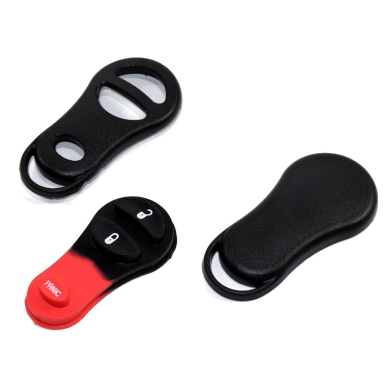 HQRP 2-Pack Remote Key Fob Shell Case Keyless Entry w/