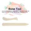 Evonecy Bone Folder Tool, Durable Folding Bone Tool, Easy Creasing
