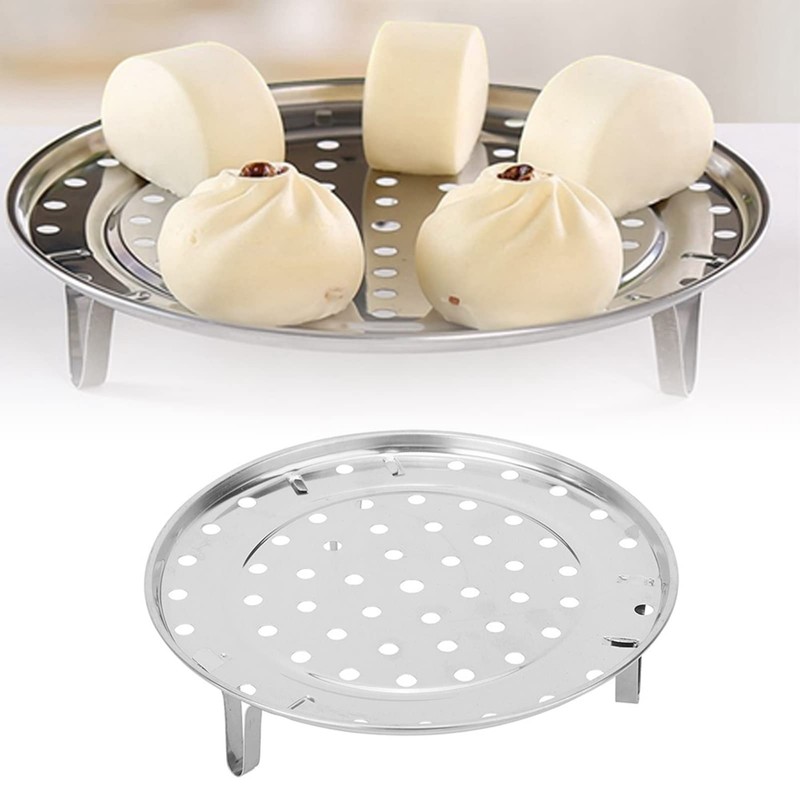 Lybunair Stainless Steel Steam Tray, Improved Stability, Heat Protection, Practical