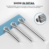 ALLECIN 11 Values Cotter Pin Kit 304 Stainless Steel Small