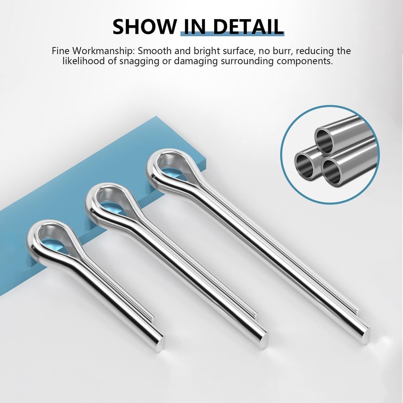 ALLECIN 11 Values Cotter Pin Kit 304 Stainless Steel Small