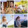 Adiwo Extendable Mini Selfie Stick Smartphone Selfie Stick for Vlog/Video