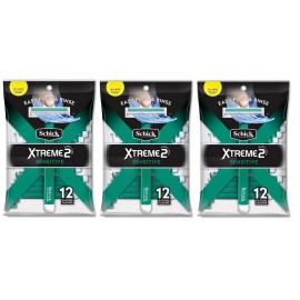 Schick Xtreme2 ST2 Sensitive Disposable Razors, 36 Count
