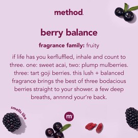 Method Body Wash, Berry Balance, 18 Ounces (Pack of 3)