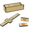 Azeeda 'Heart Pizza' Domino Set & Box (DM00052289)