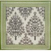 French Floral Print Cotton Napkin 17" x 17" Olive &