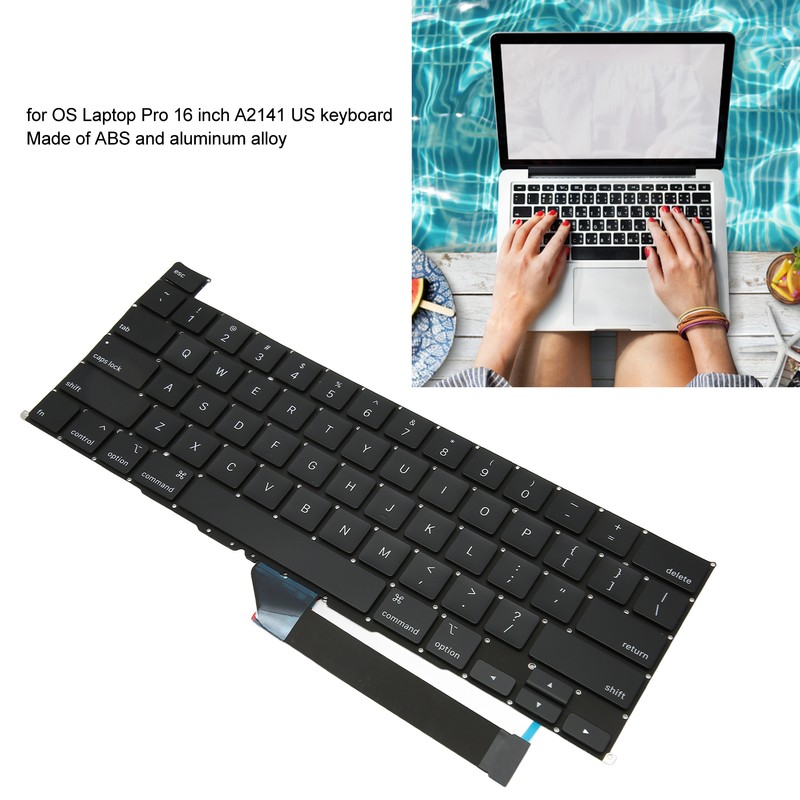 Laptop Keyboard Convenient Durable A2141 Keyboard Replacement for OS Laptop