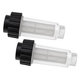 vhbw 2x Anti-Schmutz-Filter kompatibel mit Kärcher K 7 Premium Smart Control Home Hochdruckreiniger mit 3/4" AG Wasseranschluss