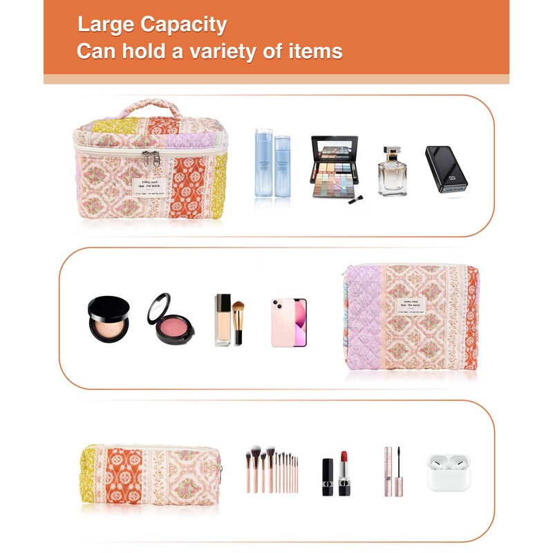 Toiletry Bags, White, Multi-purpose toiletry bag