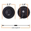 CD008 - Interruptor de repuesto reclinable con enchufe de 2