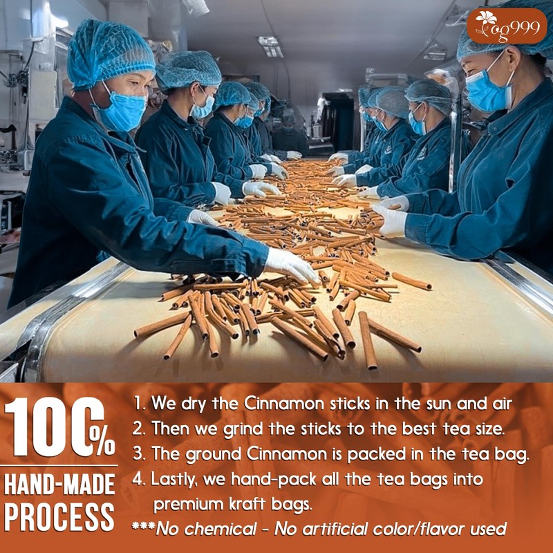 TOG999, Premium 25 Tea Bags - Special Cinnamon Tea, 100%