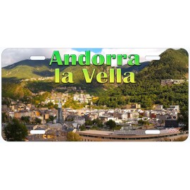 Andorra la Vella City Novelty Car License Plate