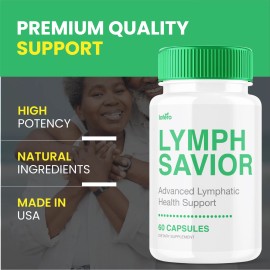 Lymph Savior (2 Pack) Lymph Savior Lymphatic Health Support Dietary Supplement (120 ct)