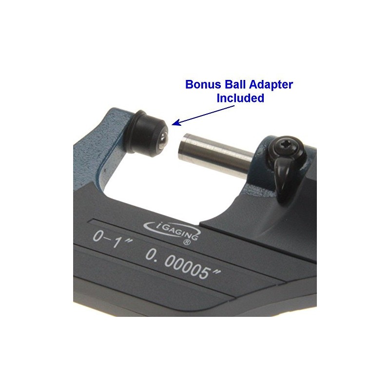 iGaging 3-4" Digital Electronic Outside Micrometer w/Large LCD Display Inch/Metric
