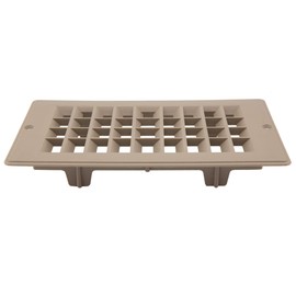 RecPro RV Floor Register | RV Stationary Vent Cover | 3-3/4" x 7-7/8" Insert | Undampered Duct (Beige)