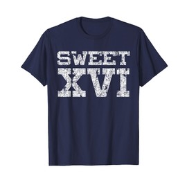Funny Sweet 16 XVI Roman Numerals Math Birthday T-Shirt