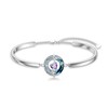 TOUPOP Alexandrite June Birthstone Bracelet 925 Sterling Silver Moon and