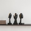 AWNR Modern Abstract See No Evil Hear No Evil Speak
