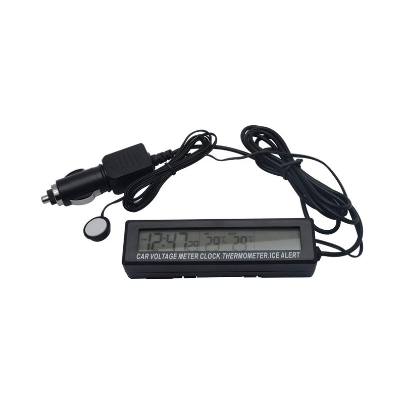 Riloer Universal Auto Dashboard Digital Clocks with Blacklight and LCD