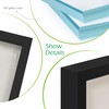 FrameWorks 8.5” x 11” Black Wooden Shadow Box Frame –