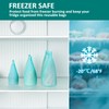 12-Pack Reusable Silicone Food Storage Bags, 100% Silicone Stand-Up Wide-Open