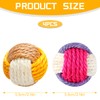 Lotsdonxia 4 Pcs Sisal Cat Toy Balls, Interactive Pet Rolling