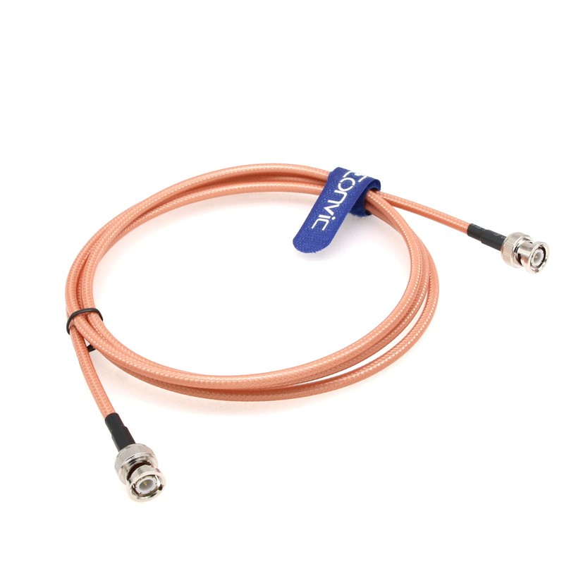 Eonvic cables-RG400 Coaxial RF BNC Male Right Angle to BNC