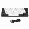 G61 Mini RGB Keyboard LED Backlight 61 Keys Ergonomic Mechanical