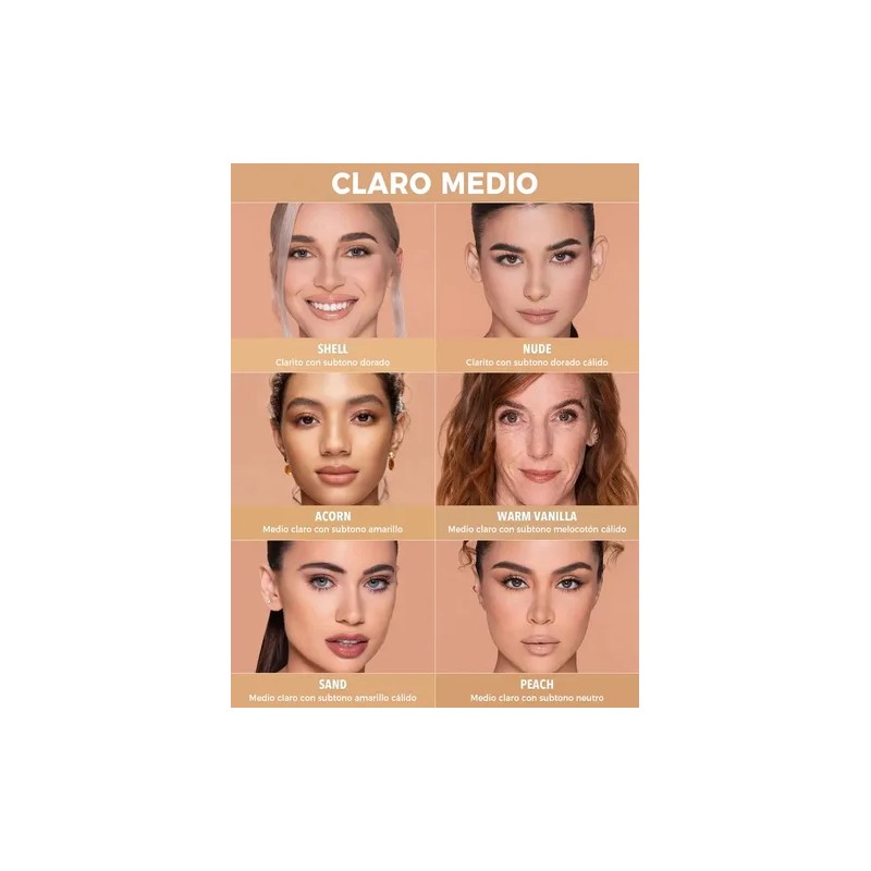 SHEGLAM Complexion Pro Base Líquida Mate Larga Duración - Shell