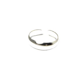 925 Sterling Silver Adjustable Toe Ring (TR1261153) - Gift Boxed, Sterling Silver