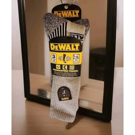 Heavy Duty DeWalt Gray Socks Pro Comfort Cushioned Workwear Heavy Duty 3 Pair Size 10-13