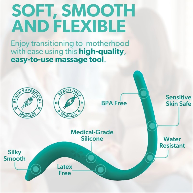 Perineal Massage Tool with 10 Vibration Modes: Designed for Labor