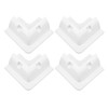 4pcs Solar Panel Corner Bracket Anti UV ABS Solar Panel