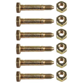 Ariens OEM 1/4" Shear Bolt and Nut 53200500-2 6 Pack