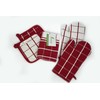 furLong 100% Cotton Eco-Friendly Honey Comb Weave 6-Piece Kitchen Set,