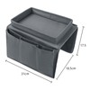 JIAHG Organizer per Bracciolo del Divano, Vassoio Appendibile per Sedia,