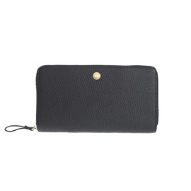 Balcos Women's Wallet, Genuine Leather, Green, Large Capacity, Long Wallet, Present, Green, black