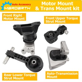 Set of 4 Engine Motor and Trans Mount Compatible with 2006-2011 Honda Civic 1.8L Automatic Transmission, Replace OE A4530 A4534 A4543 A4546