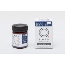 Katsuraya Fine Goods Miyacozome ECO Cold Dye All, Dye, Low Temperature Dyeing Color 14 Navy Blue