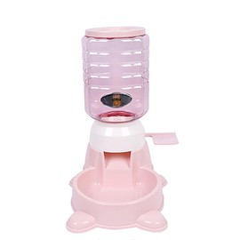 1.8L Pet Feeder Exercise Intelligence Dog Cat Automatic Press Feeder (Pink)
