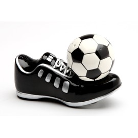 Cosmos Gifts 10466 Soccer Shoe and Soccer Ball Salt and Pepper Shakers