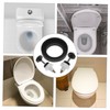 LALAFINA Toilet Tank Replacement Kit Cistern Screws Sealing Ring Toilet