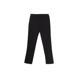 French Toast Girls Stretch Skinny 5 Pocket Knit School Uniform Pants, Black, 12 US