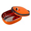 Stainless Steel Bento Box, Leakproof Lunch Box with Handle Insulated