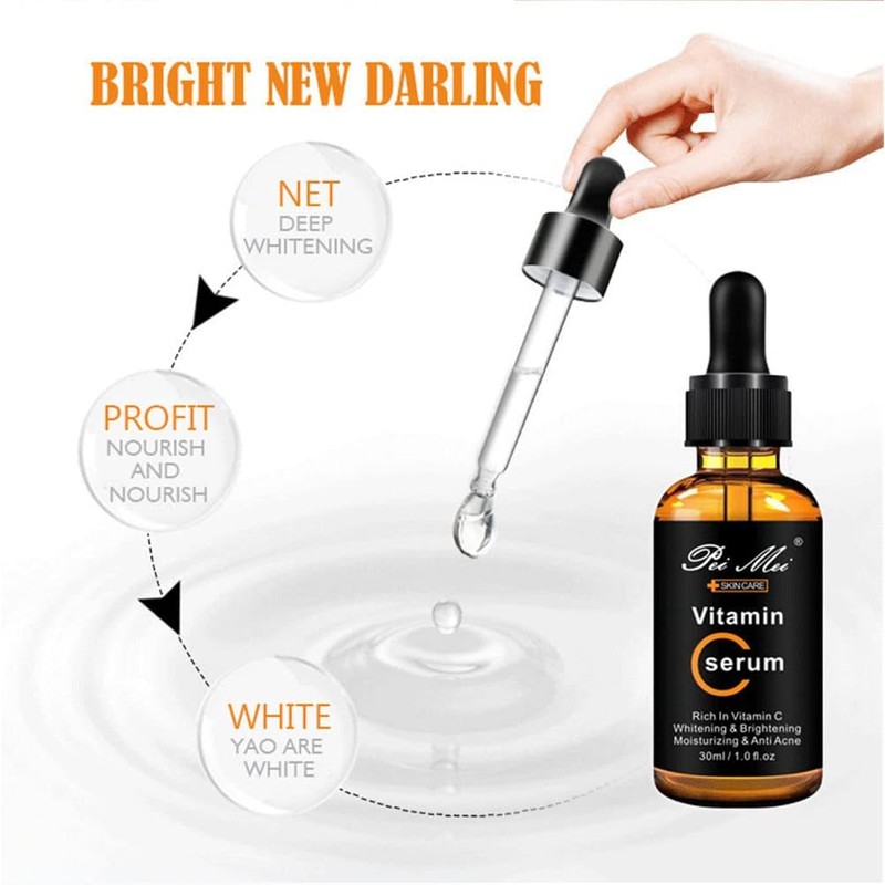 Facial Essence 30ml VC Original Solution moisturizing Bright Skin Dark