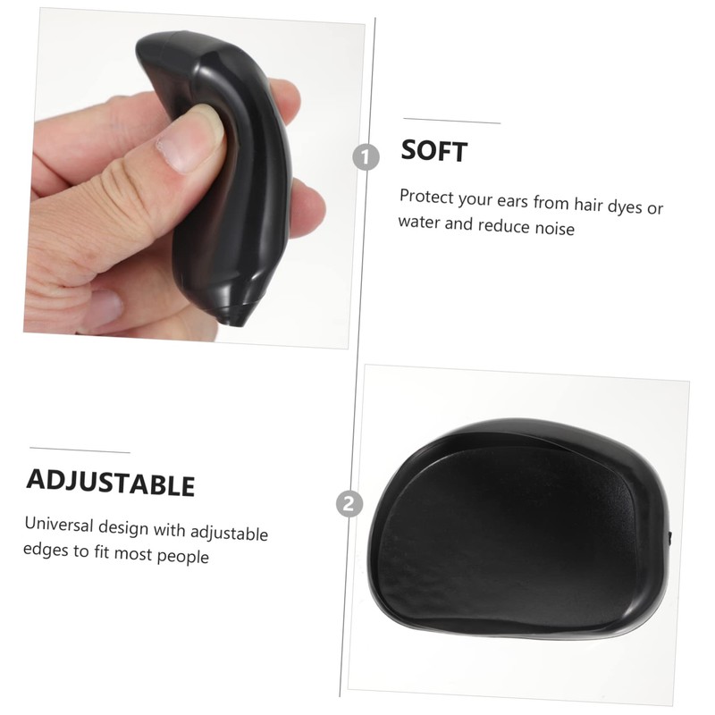 Healeved 10pcs Professional Hair Dye Ear Cover Ear Protection Earmuffs