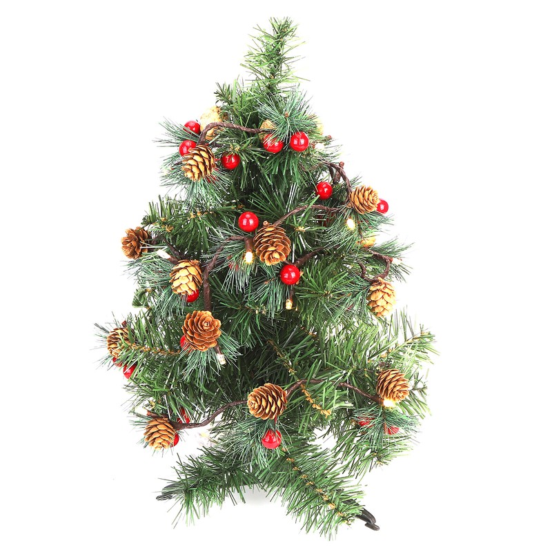2m 20LED Christmas Pine Cones String Lights for Xmas Wreath