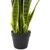 Northlight Real Touch™ Artificial Potted Striped Leaf Dracaena Snake Plant